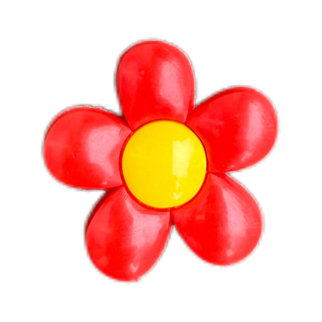 Fleur rouge rétro