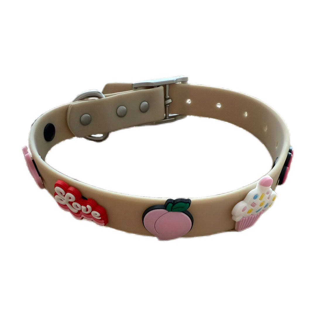 Collier petit beige